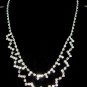 Bridal Cocktail rhinestone necklace earring set NR168