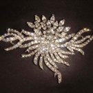 Bridal Dress Vintage style Rhinestone Brooch pin PI243