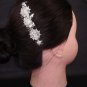 Bridal Crystal Rhinestone Flower Hair tiara Comb RB397