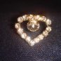6 pcs Bridal Rhinestone Heart tiara hairpin RP148