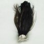 Bridal Feather cameo Hair peacock pin clip brooch BA107