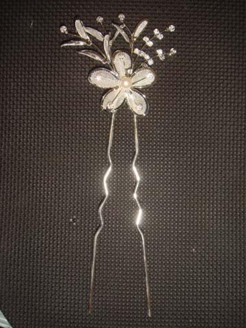 Bridal Rhinestone Flower Crystal Hairpin Hair Pin BH56