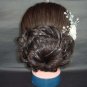 Bridal Rhinestone crystal Flower Tiara Hair Comb RB423