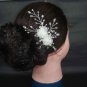 Bridal Rhinestone crystal Flower Tiara Hair Comb RB423