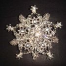 Bridal Vintage Crystal Rhinestone Brooch pin Pi188