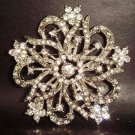 Bridal Vintage Style Rhinestone Brooch pin PI133