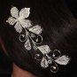 Bridal Crystal Rhinestone Flower Hair tiara Comb RB34