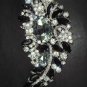 Bridal dress vintage style Rhinestone Brooch pin Pi291
