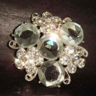 Bridal Crystal Vintage Rhinestone Brooch pin Pi213