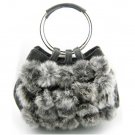 Wedding Party Rabbit Fur Shoulder bag Purse handbag LB9