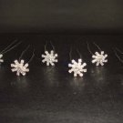 6 pcs Bridal rhinestone hair tiara pin hairpin RP112