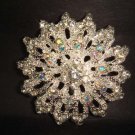 Bridal Vintage style Bling Rhinestone Brooch pin PI223
