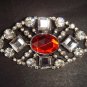 Bridal bling Vintage style Rhinestone Brooch pin PI307