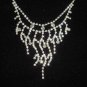 Bridal Rhinestone Crystal Earring necklace Set NR153
