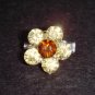 2 pc Bridal Faux Pearl Rhinestone Brooch pin Pi152