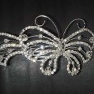 Bridal Rhinestone Butterfly Hair Tiara Comb RB370