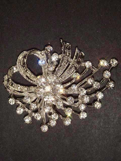 Wedding Bling Rhinestone crystal Pin Brooch PI01