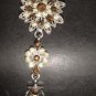 2 pc Bridal Crystal vintage Rhinestone Brooch pin Pi154