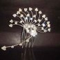 Bridal Leave Crystal Rhinestone Hair Tiara Comb RB302
