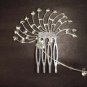 Bridal Leave Crystal Rhinestone Hair Tiara Comb RB302