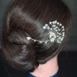 Bridal Leave Crystal Rhinestone Hair Tiara Comb RB302
