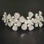 Bridal flower Faux Pearl tiara rhinestone comb RB43