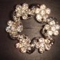 Bridal Wreath Flower bling Rhinestone Brooch pin Pi208