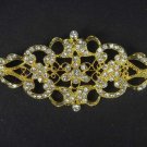 Bridal Crystal rhombus Vintage style Rhinestone Brooch pin Pi180