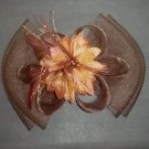 Bridal Feather Hair Flower Fascinator tiara Clip BA140