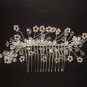 Bridal Faux Pearl Enamel veil  Hair tiara Comb RB451