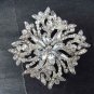 Bridal Crystal rhombus Square cake topper Rhinestone Brooch pin PI408