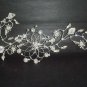 Bridal Rhinestone Flower leaf Crystal Hair tiara RB272