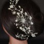 Bridal Rhinestone Flower leaf Crystal Hair tiara RB272