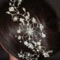 Bridal Rhinestone Flower leaf Crystal Hair tiara RB272