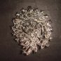Bridal wreath crystal Bling Rhinestone Brooch pin Pi401