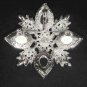 Bridal Cake dress decoration Rhinestone Brooch pin PI75