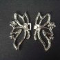 Vintage Style Rhinestone clasp hook buckle button BU21