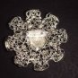 Bridal Vintage Style bling Rhinestone Brooch pin Pi447