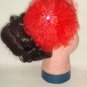 Bridal lace flower White Fascinator brooch clip BA150