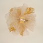 Bridal lace flower White Fascinator brooch clip BA150
