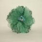 Bridal lace flower White Fascinator brooch clip BA150