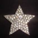 Bridal Star crystal Rhinestone Brooch pin Pi184