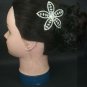 Bridal Rhinestone Crystal flower hair comb Tiara RB460