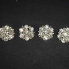 4 sewing Crystal  Rhinestone clasp hook button BN14