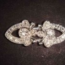 Jewel repair vintage style crystal Rhinestone clasp hook buckle button BU44