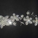 Bridal Rhinestone Flower Crystal Hair tiara Comb RB118A