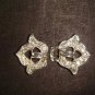 Vintage style Rhinestone clasp dress buckle button BU53