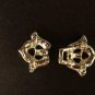 Vintage style Rhinestone clasp dress buckle button BU53