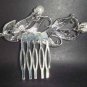 Bridal Rhinestone Faux Pearl Tiara Hair Comb RB49