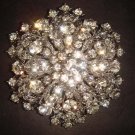 Bridal Cake topper crystal Rhinestone Brooch pin Pi196